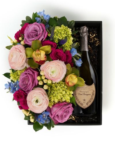 Flora Box Pastel Dom Perignon