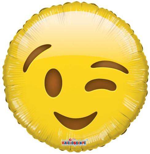Emoji Wink Balloon
